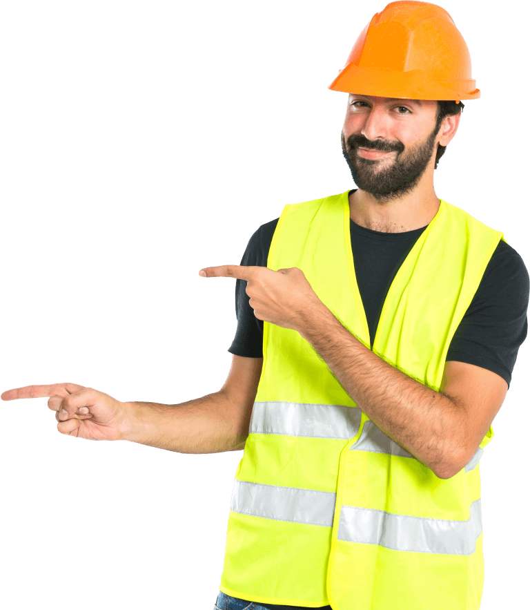 Ipswich Decking tradesperson in workwear